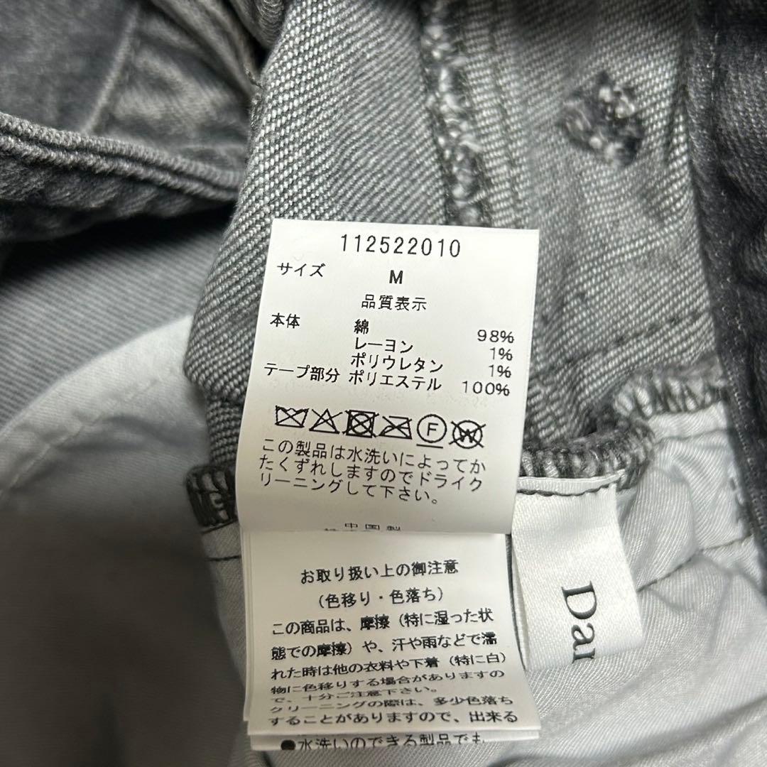 新品 即完売品 Darich リメイクライクワイドデニムパンツ ブラック