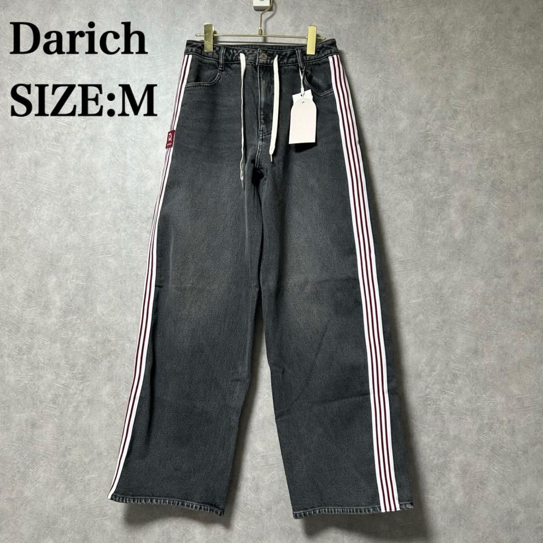 新品 即完売品 Darich リメイクライクワイドデニムパンツ ブラック