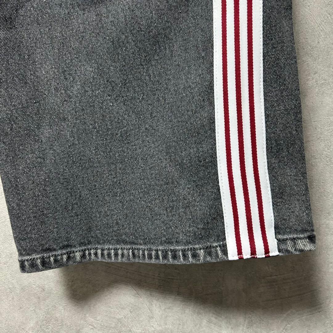 新品 即完売品 Darich リメイクライクワイドデニムパンツ ブラック