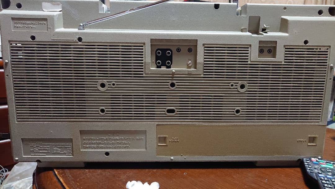 当時物、東芝BOMBEAT 大型ラジカセ動作品