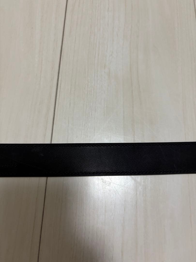 yuri1度のみ使用 GUCCI ダブルG ベルト ブラック 80cm