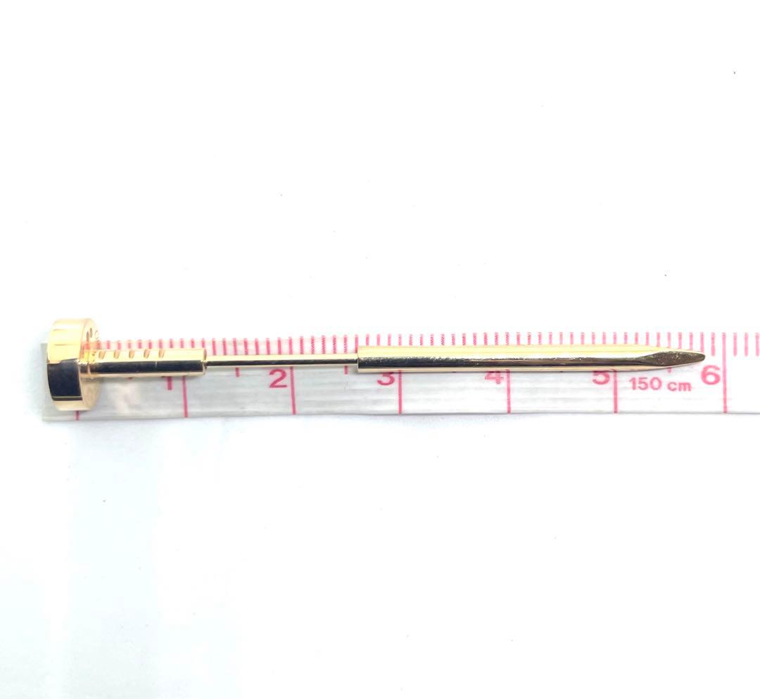 カルティエ　ジュストアンクル　タイピン　750YG K18 ゴールド