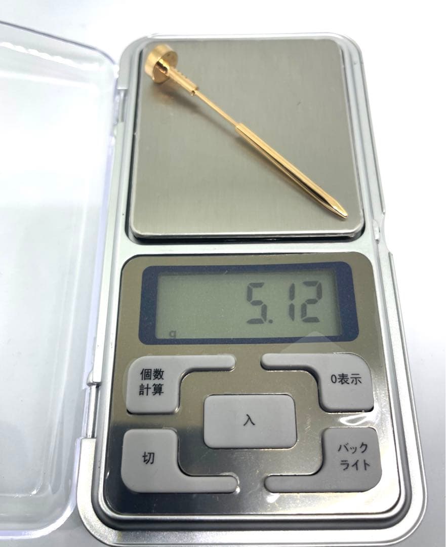 カルティエ　ジュストアンクル　タイピン　750YG K18 ゴールド