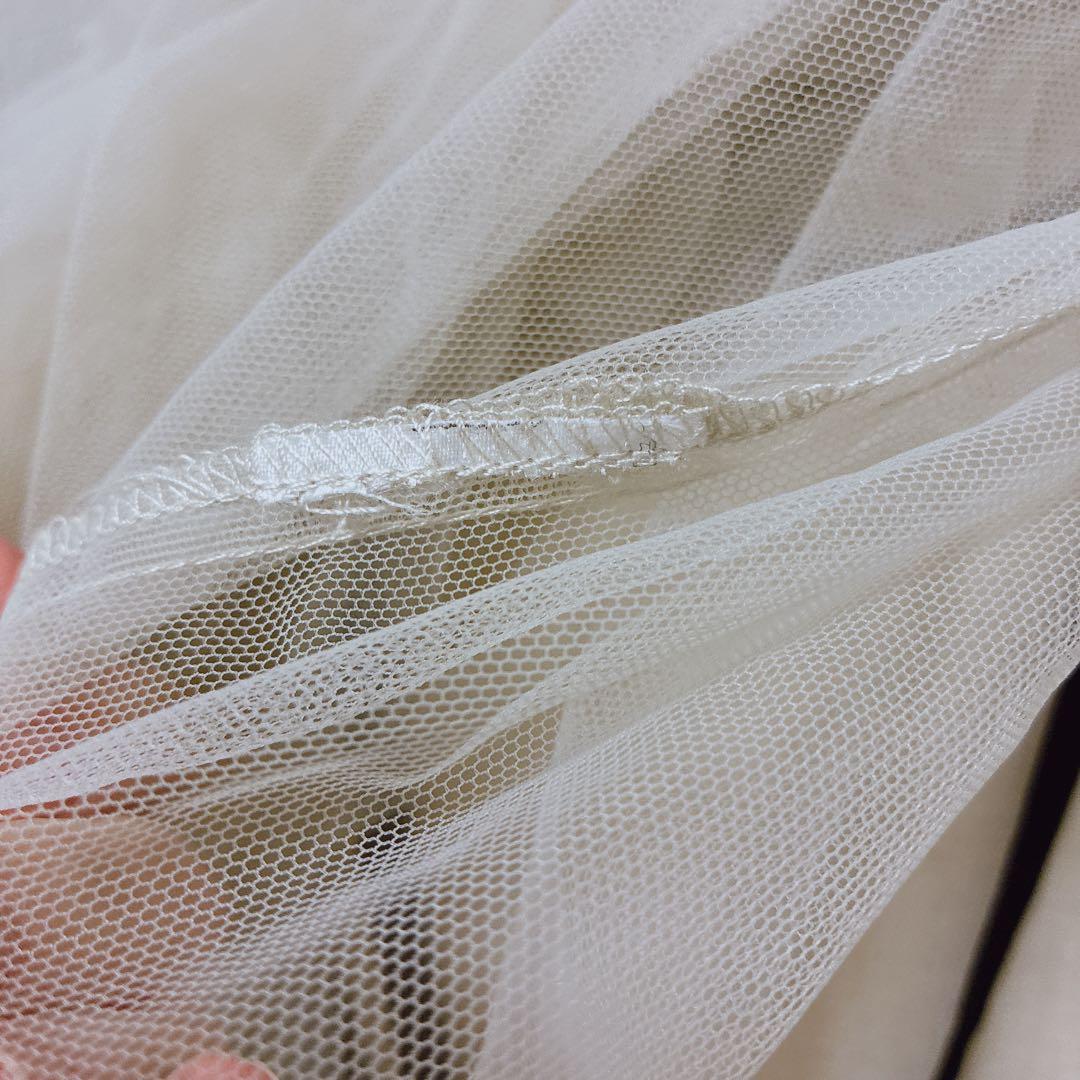 大人気⭐︎ANDRESDアンドレスド　ニアナ　ベージュ　チュールフリルブラウスのみ