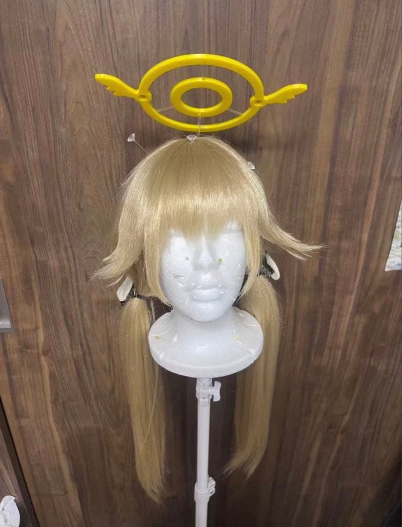 和狐  ヒフミ ブルーアーカイブ ウィッグ、服、ヘイロー
