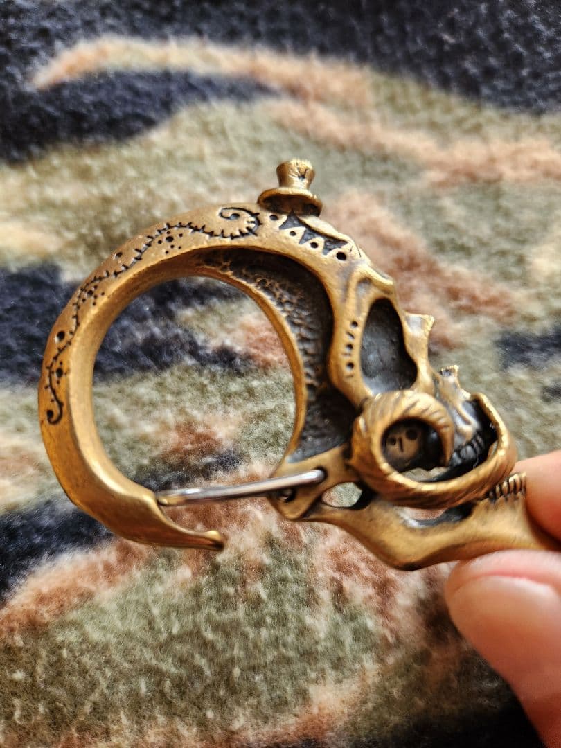 希少　GARCIA ガルシア　キーフック・真鍮キーホルダー