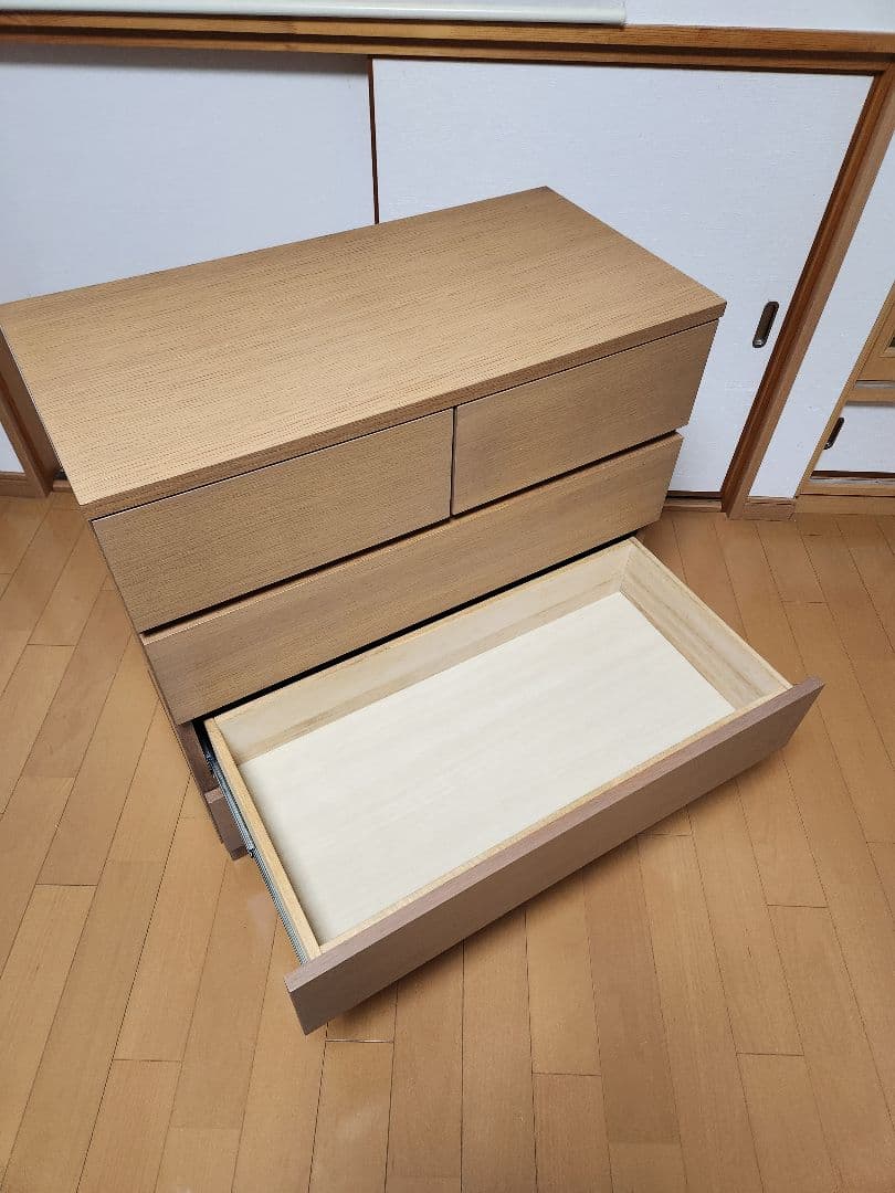 R*6様 無印良品　ナチュラルウッド 5段チェスト