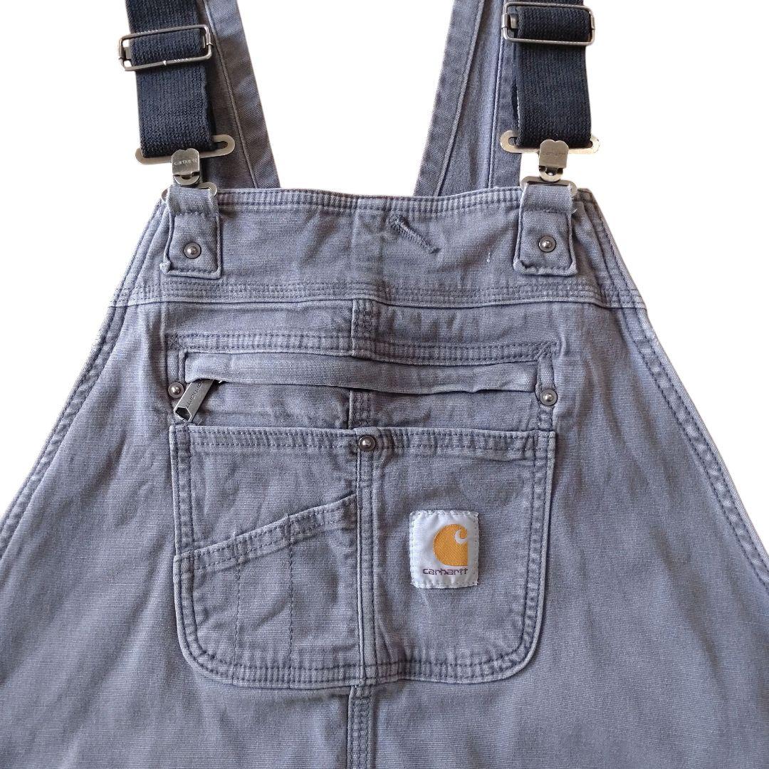 Carhartt ダック/ダブルニーオーバーオール/古着/実寸W44L30