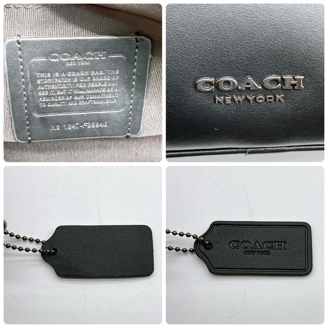 極美品 COACH グラハム クロスボディ ショルダーバッグ レザー f503
