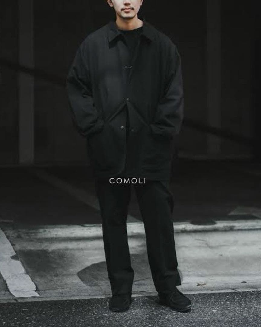 最安　comoli コモリ　ポストワークツイルジャケット