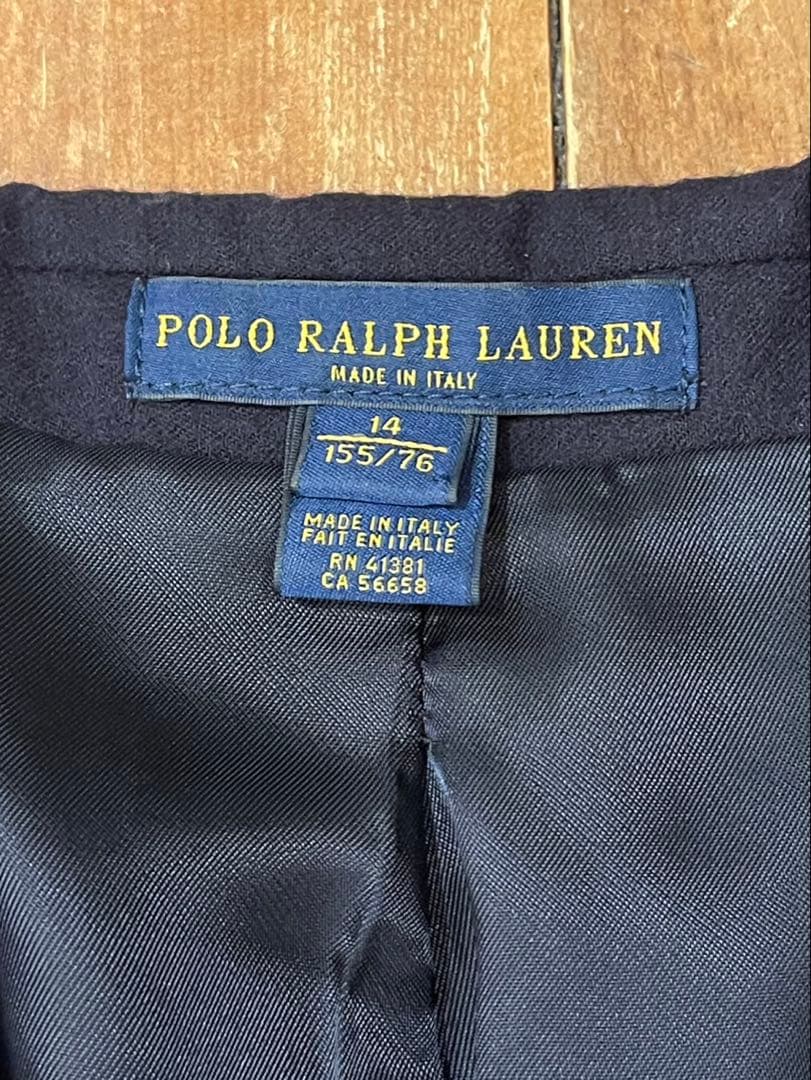 POLO ポロラルフローレン ネイビー ジャケット 紺　155