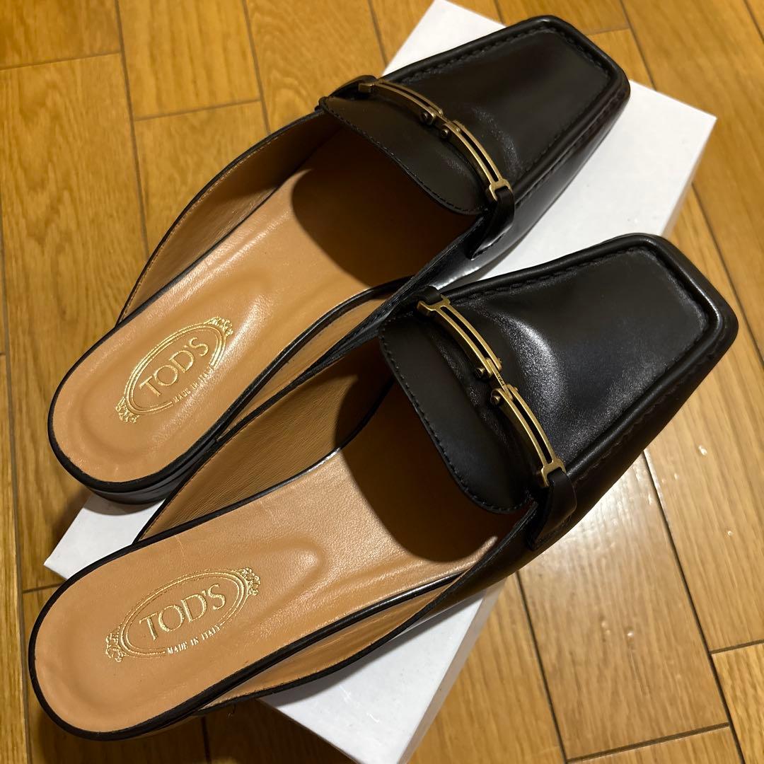 【TOD'S】レザーサンダル　ミュール【美品】