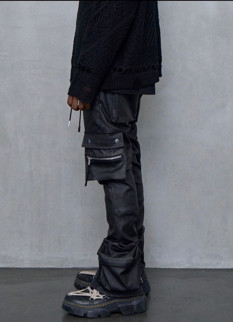 MLVINCE®︎ / type-4 slim stretch wax cargo