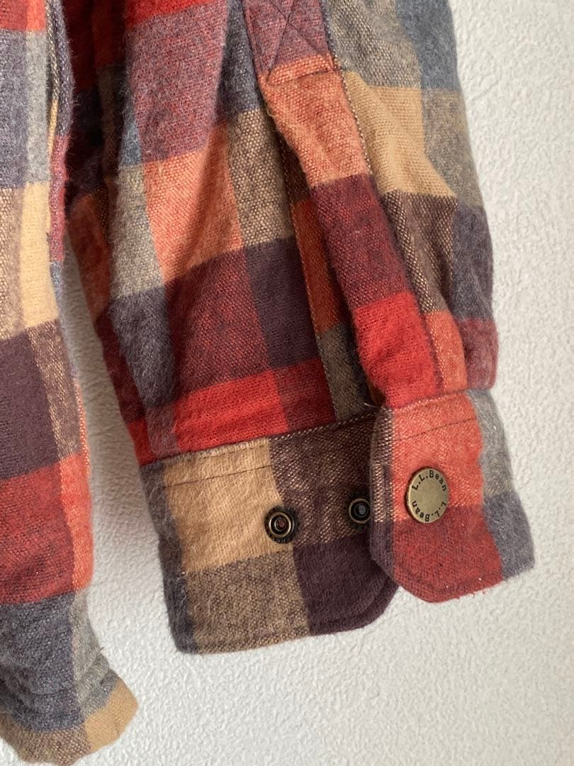 L.L.Bean 2024 フランネルシャツジャケット　中綿入り