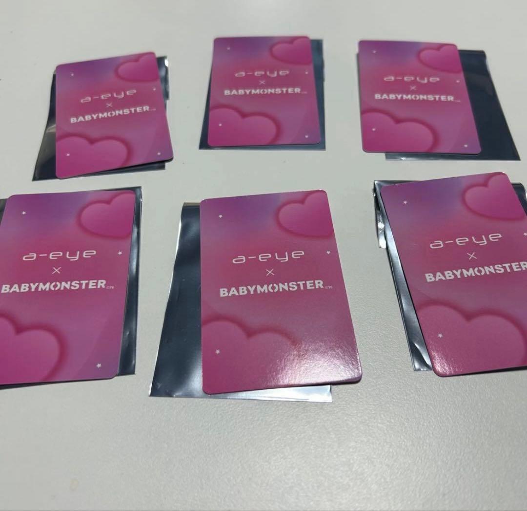 BABYMONSTER カラコン　トレカ　コンプリート