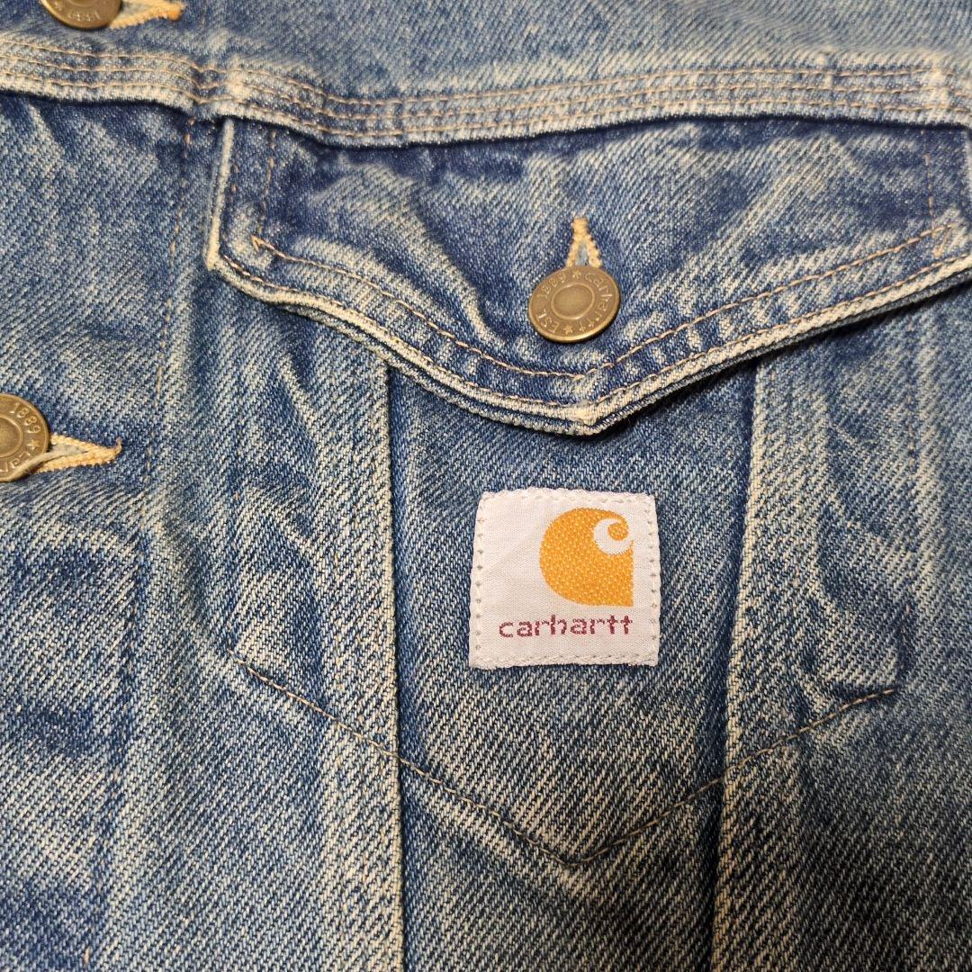 色落ち抜群✨Carhartt USA製 デニムジャケット トラッカー XL