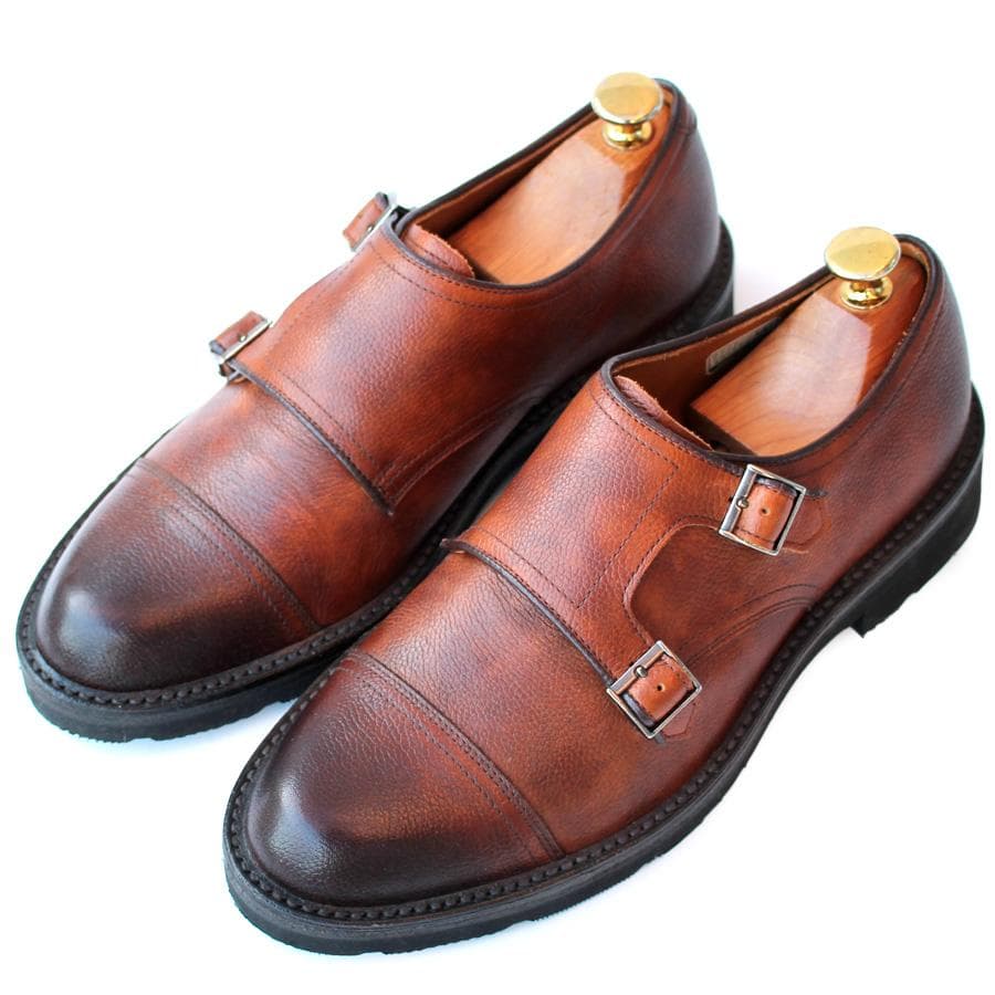 未使用に近い REGAL ダブルモンクストラップ GORE-TEX 日本製