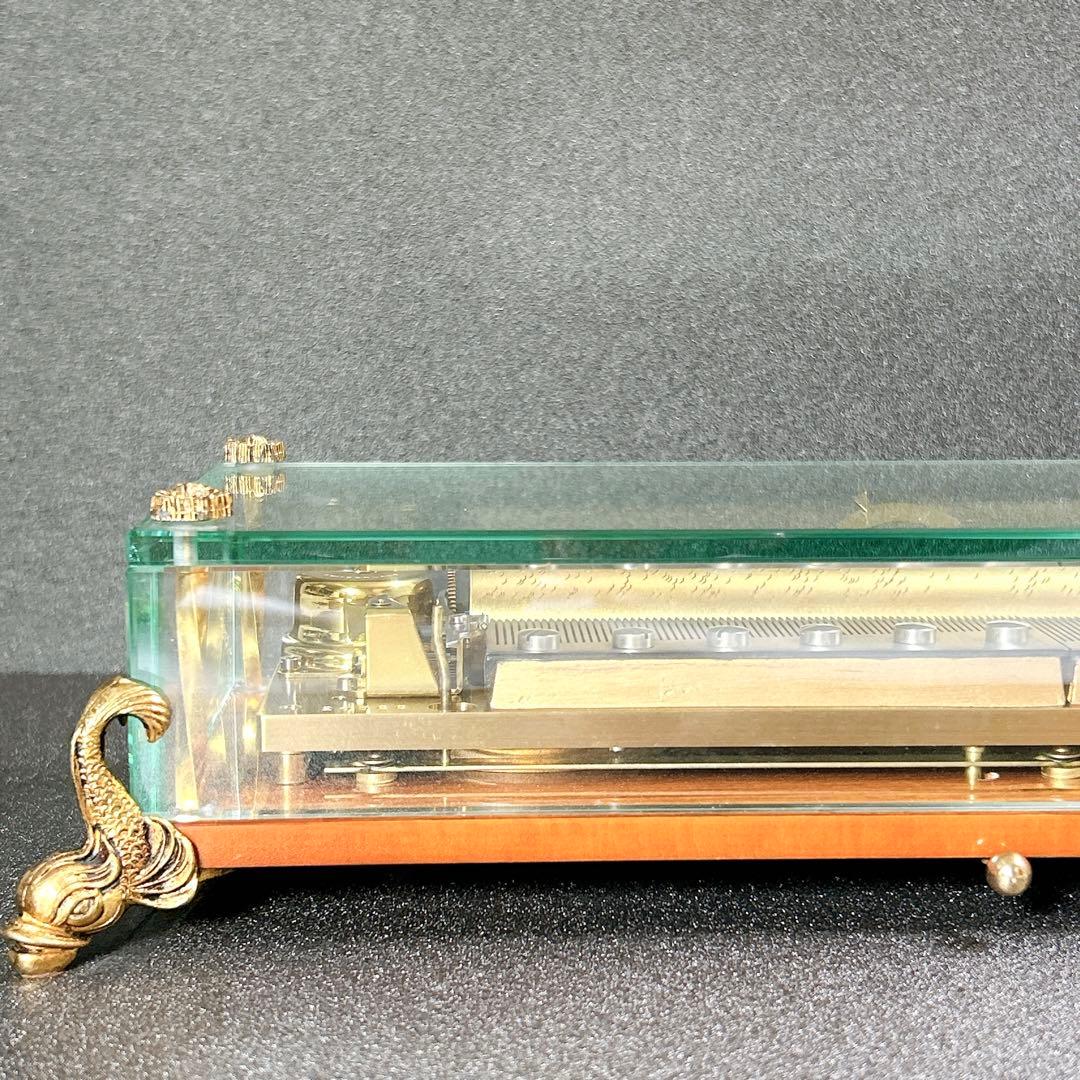 最高峰 REUGE 144弁 ガラスオルゴール 椿姫/ナブッコ/トロヴァトーレ