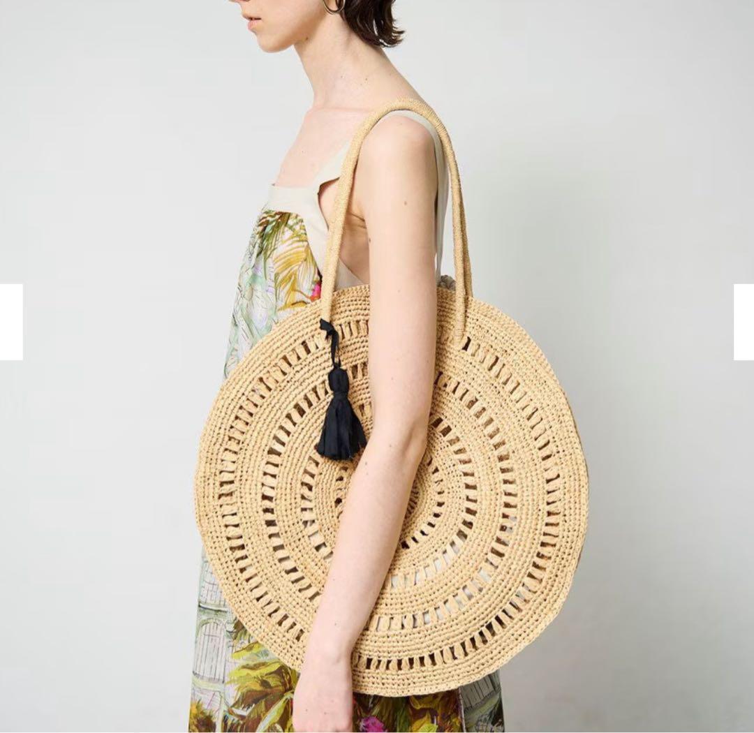 美品MAISON N.H PARIS CIRCLE BAG GM サークルバッグ