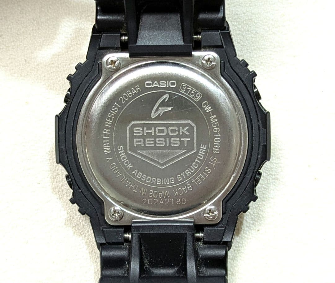 カシオ G-SHOCK 3159 GW-M5610BB 電波ソーラー
