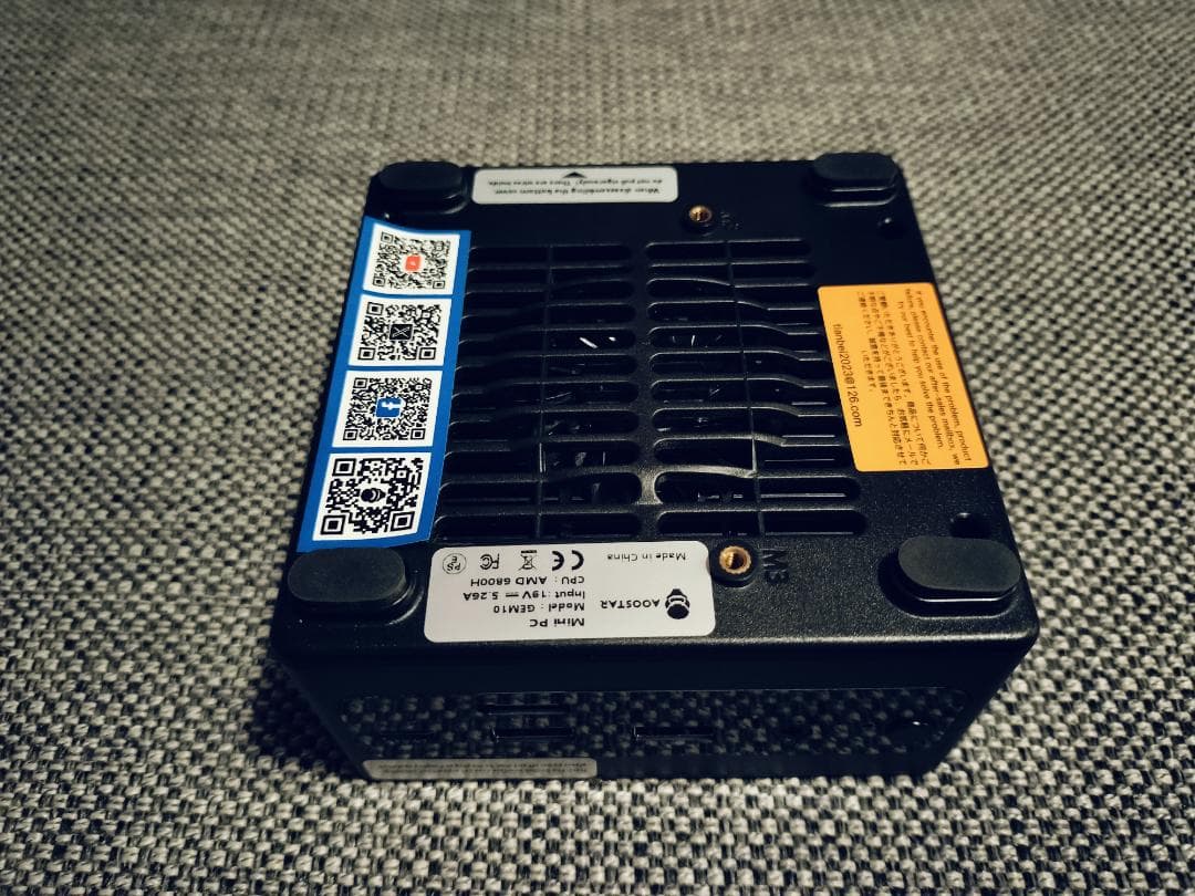 ミニPC Ryzen7 6800H 32GB 512G oculink egpu