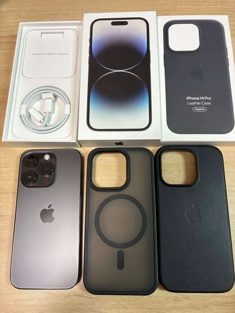 iPhone14 Pro 128GB スペースブラック SIMフリー オマケつき