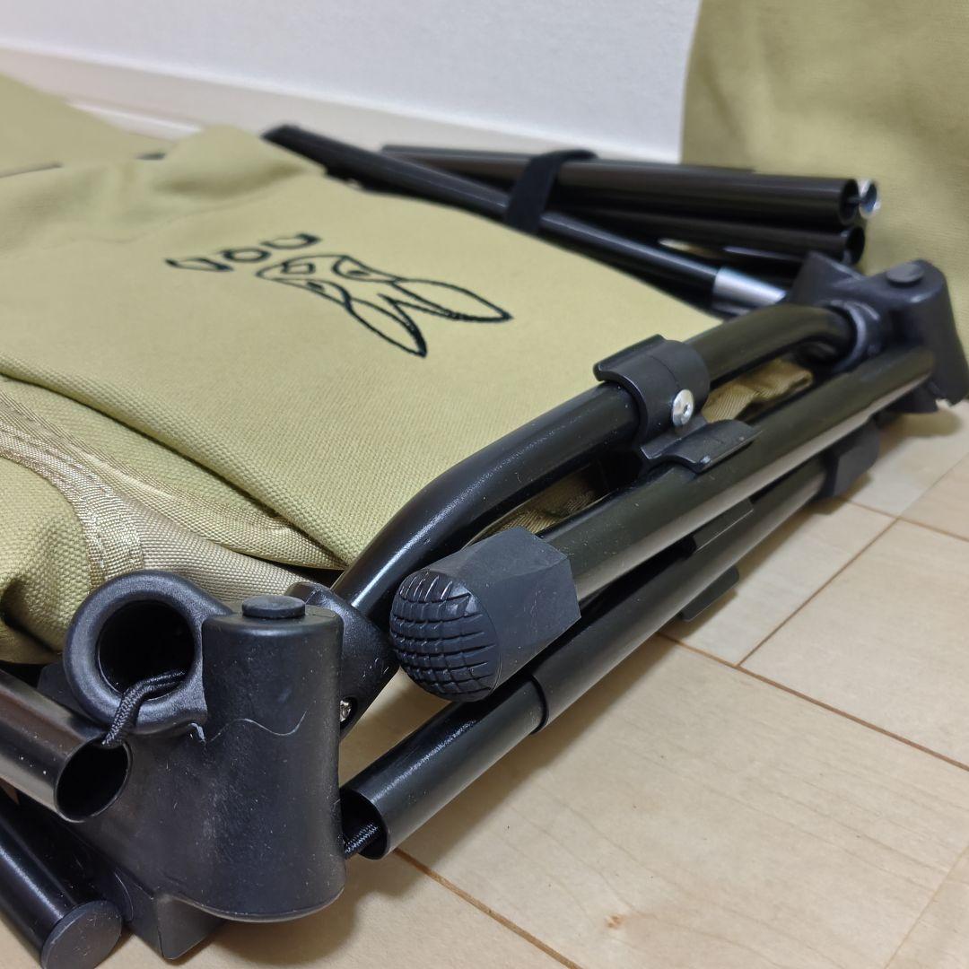 【2脚セット・新品同様】DOD スゴイッス アウトドアチェア（タン）