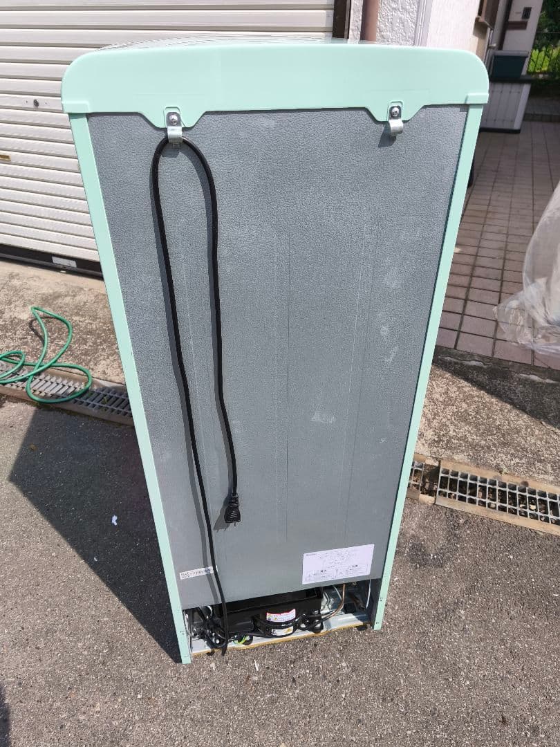 関東限 条件で無料配送 レトロ冷蔵庫 レトロデザイン冷蔵庫 冷蔵庫 2ドア冷蔵庫