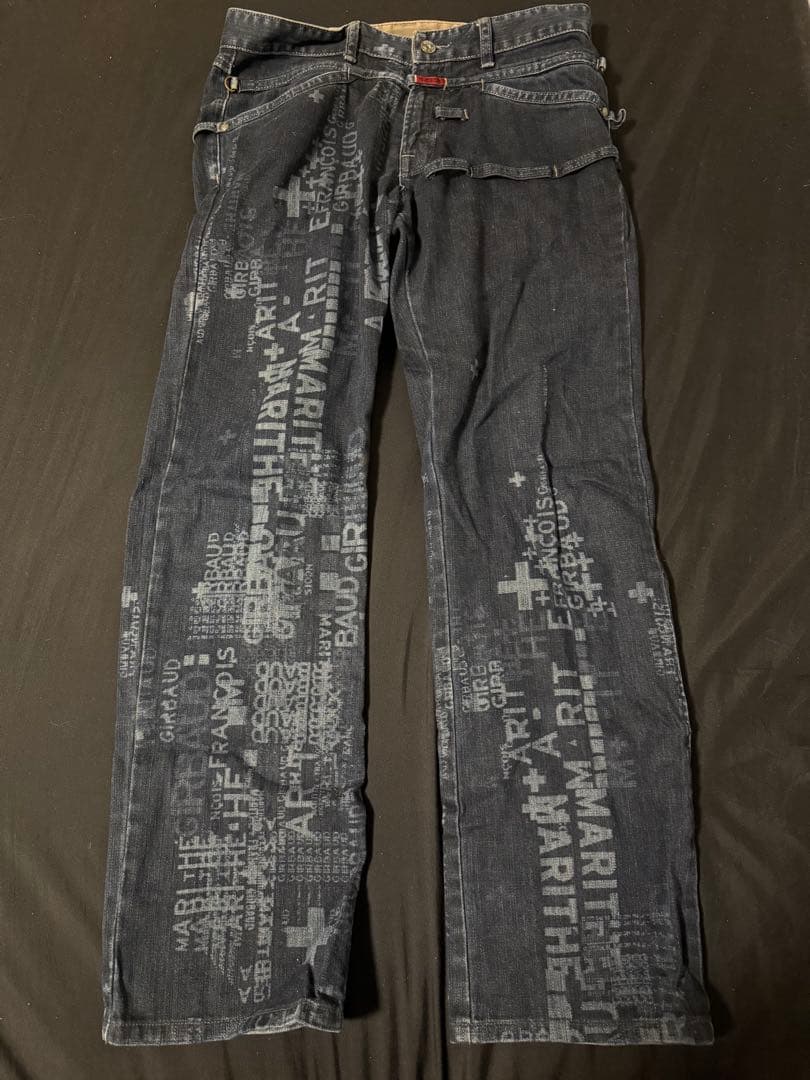 00s 【入手困難】MARITHE FRANCOIS GIRBAUDデニムパンツ