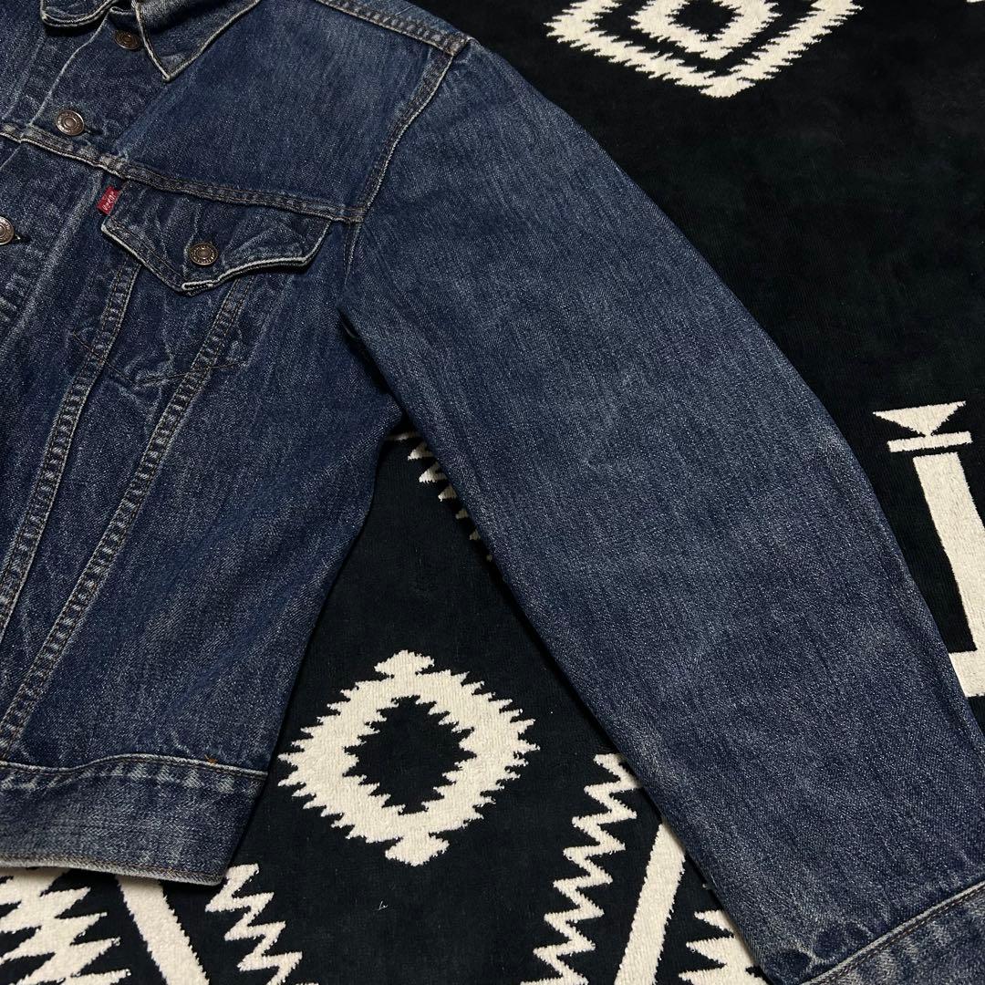 70s ヴィンテージ 希少 70505 46 リーバイス ケアタグ 黒カン 濃紺
