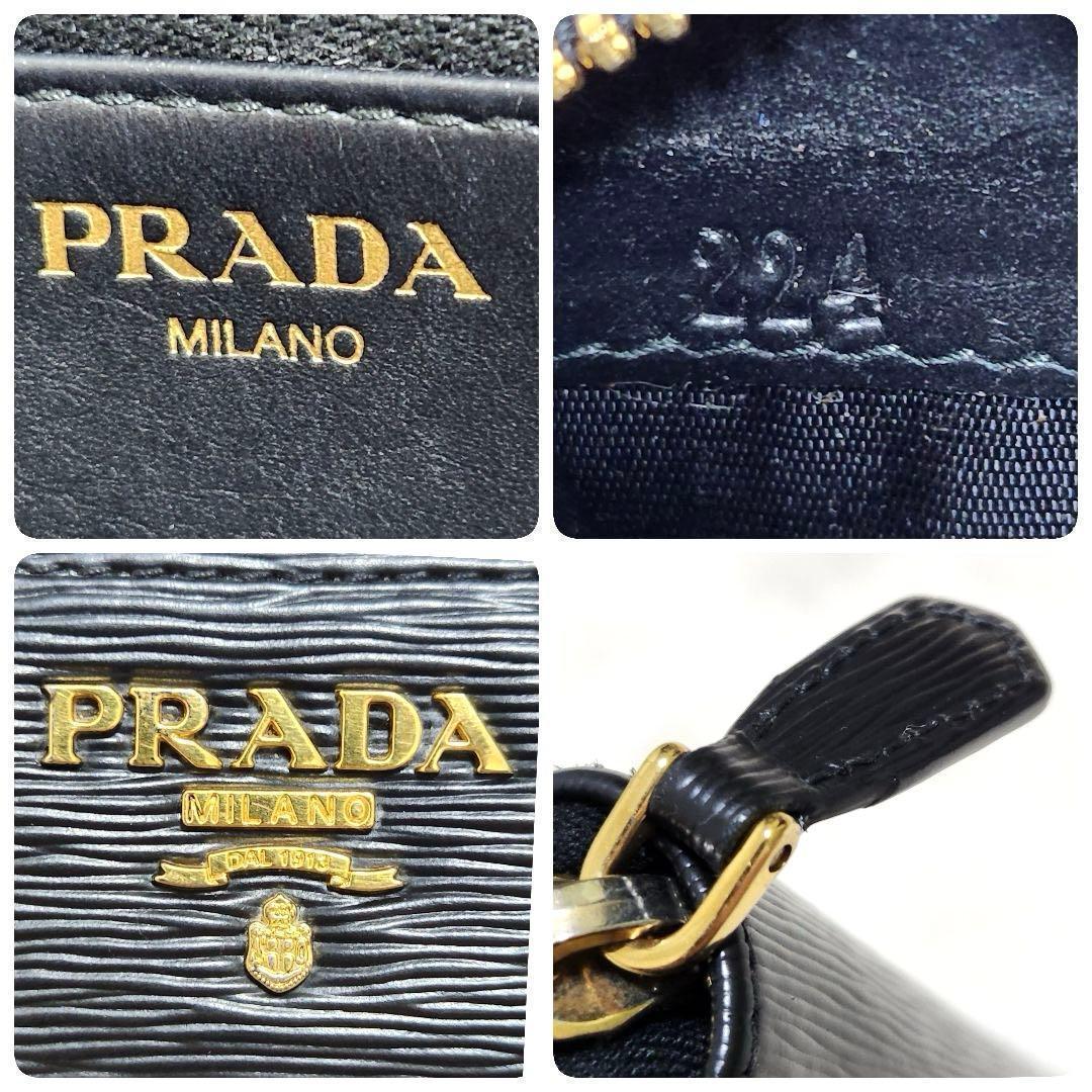 ✨極美品　付属品完備✨プラダ　長財布　ラウンドファスナー　ヴィッテロムーブ　黒