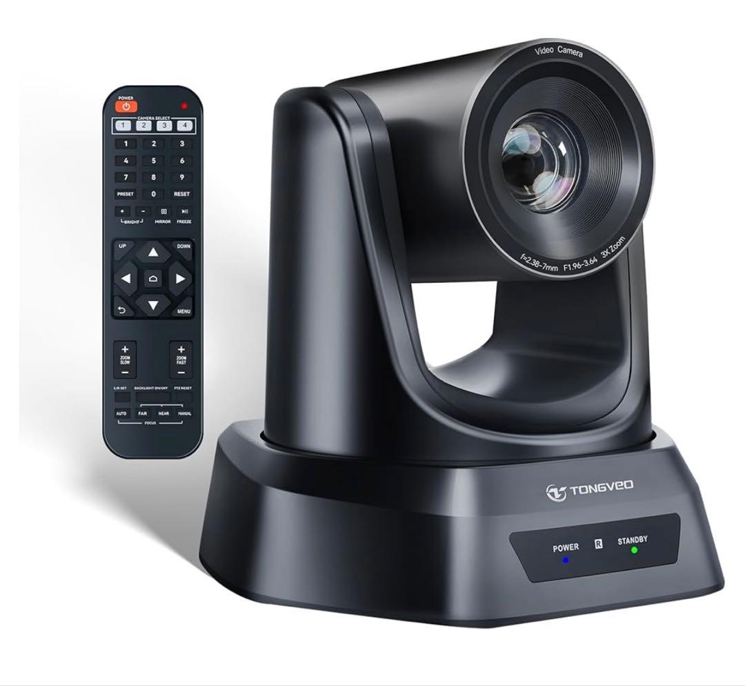 TONGVEIO HD 1080P PTZビデオカメラ