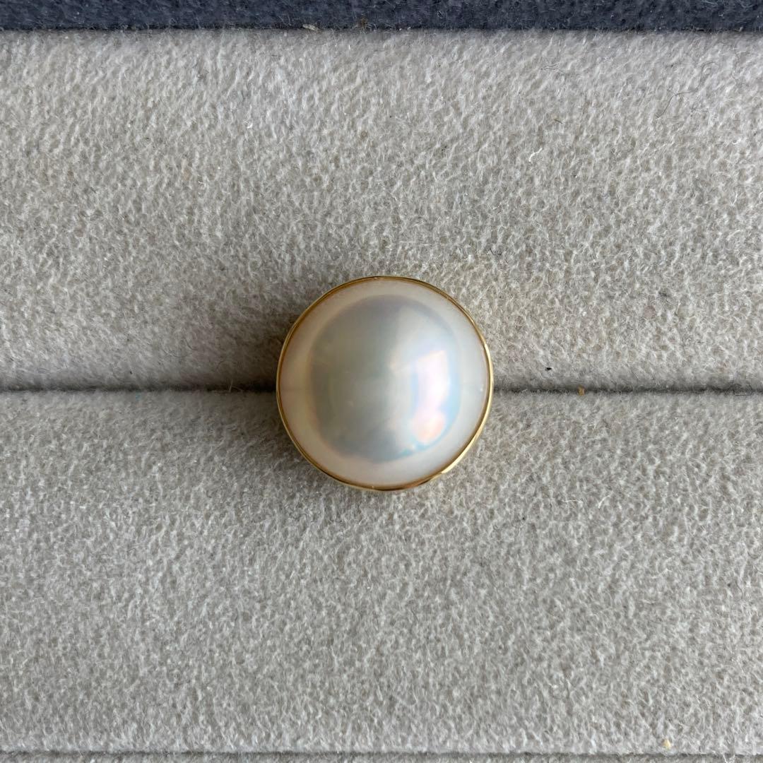 K18マベパールピアス/片耳用/ジュエリー