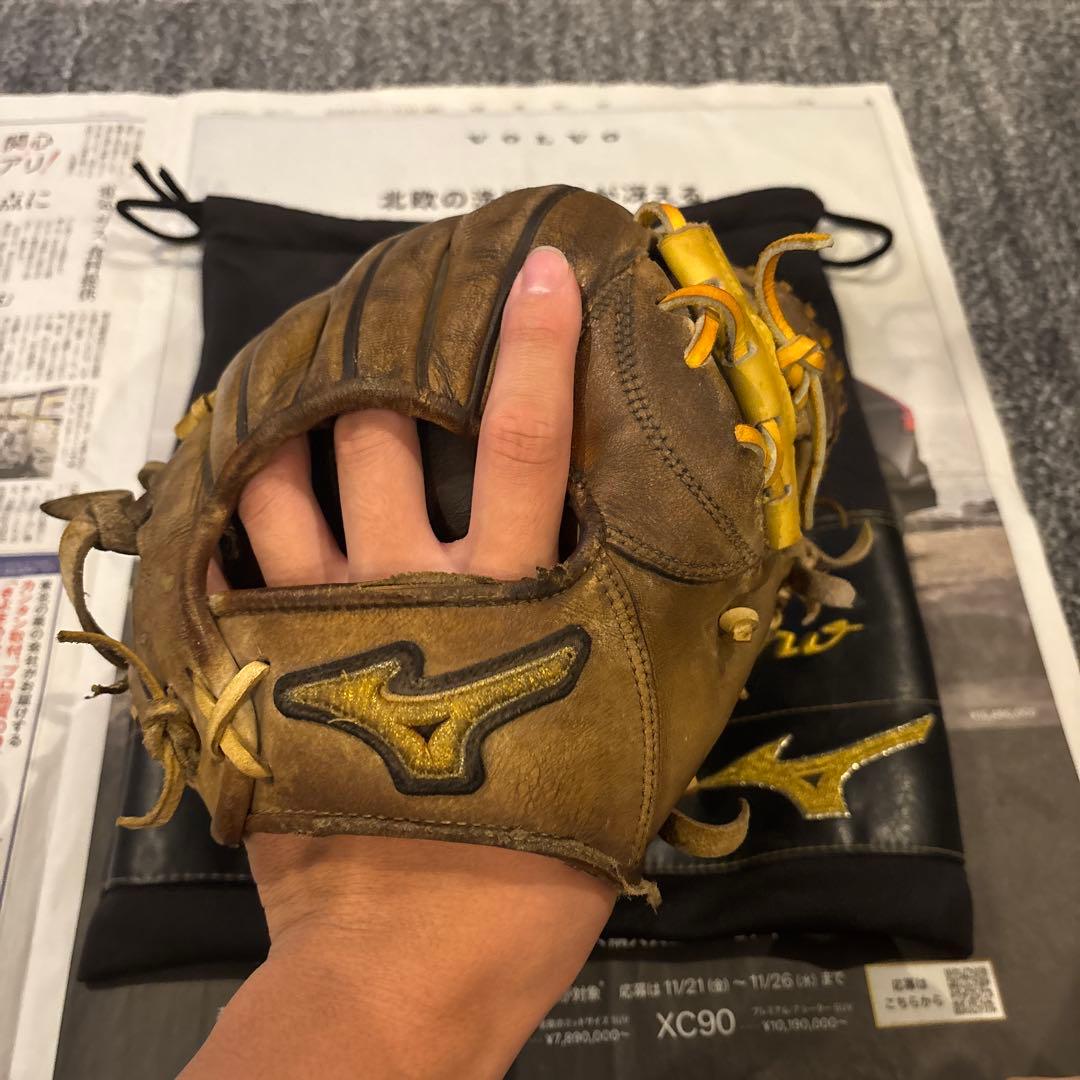 あ*お様 ミズノプロ 硬式グローブ 内野手用