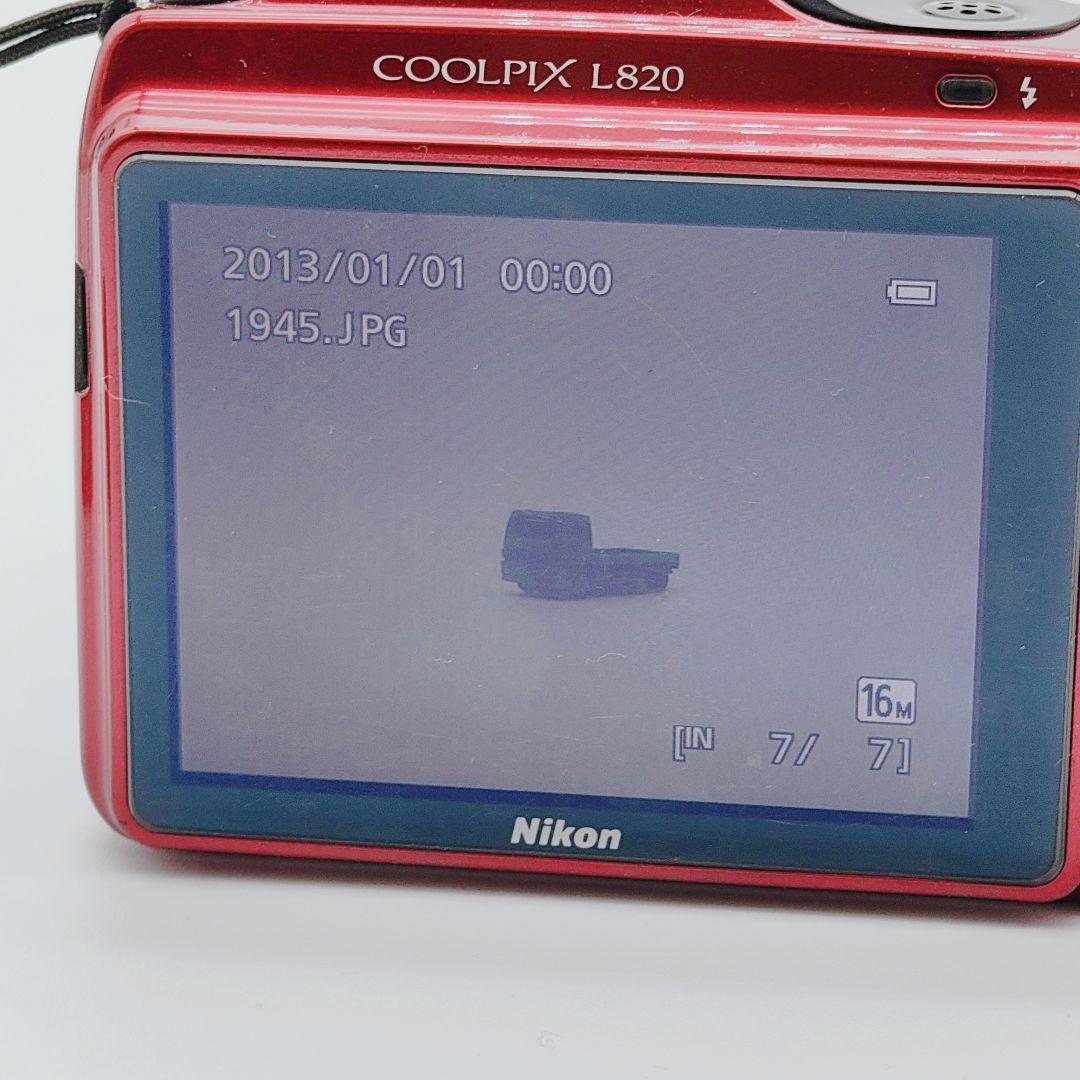 Nikon COOLPIX L820 レッド