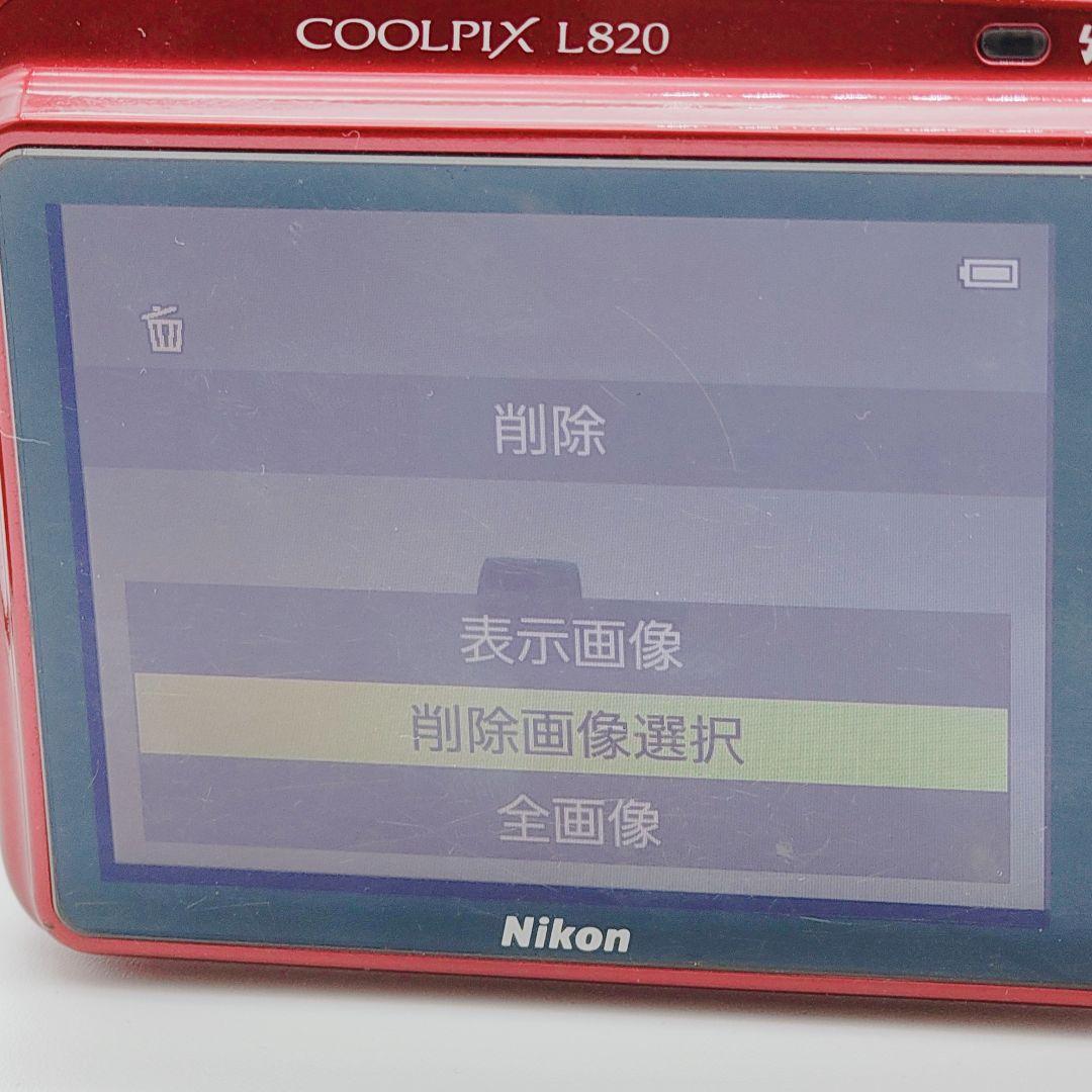 Nikon COOLPIX L820 レッド