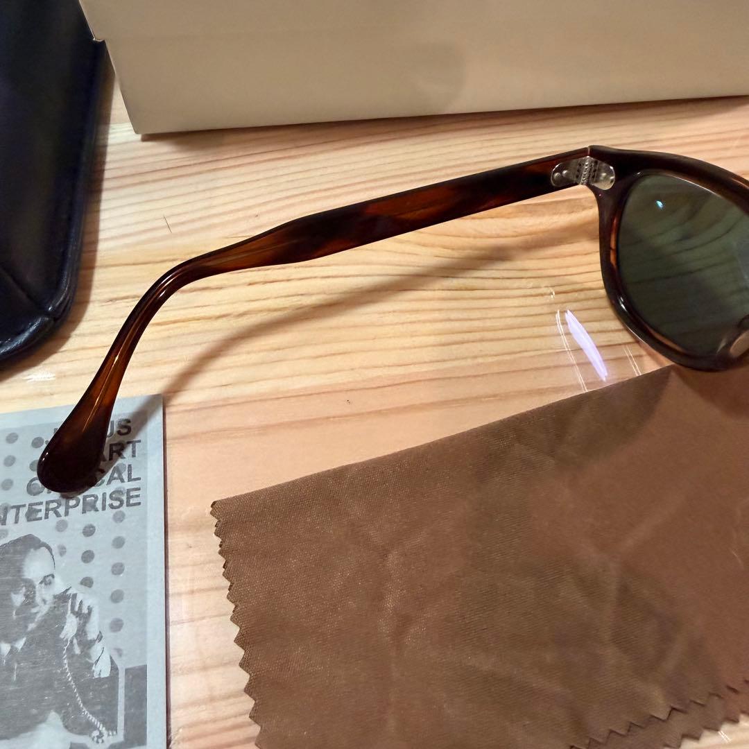 JULIUS TART OPTICAL AMBER ar サングラス