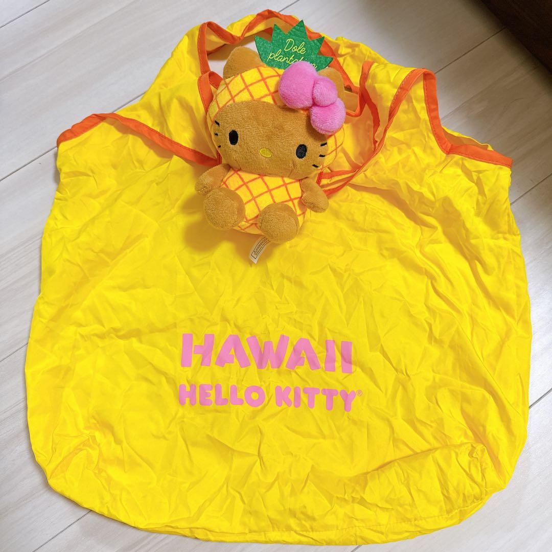 キティ ハワイ 日焼け パイナップルエコバッグ週末限定価格