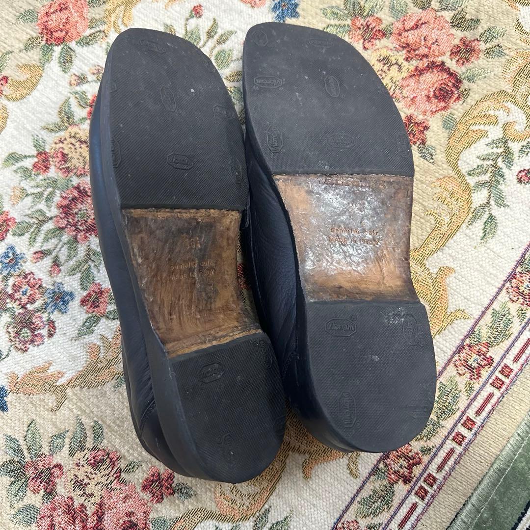 hana様向け　HERMES ローファー　H金具　ブラック　36 1/2