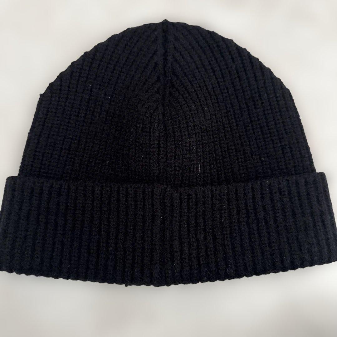 CELINE ブラック ニット帽　ほぼ未使用品　正規品