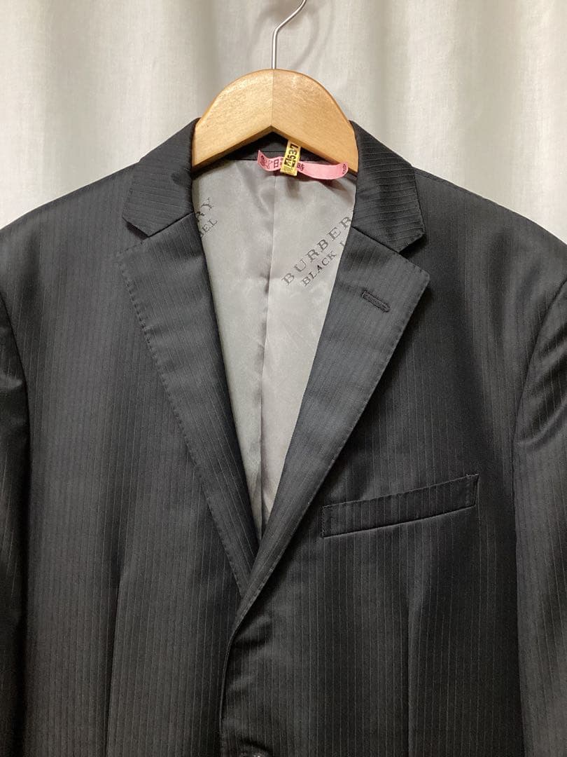 最終値下げ　クリーニング済み　バーバリーブラックレーベル　3ピース　スーツ　①