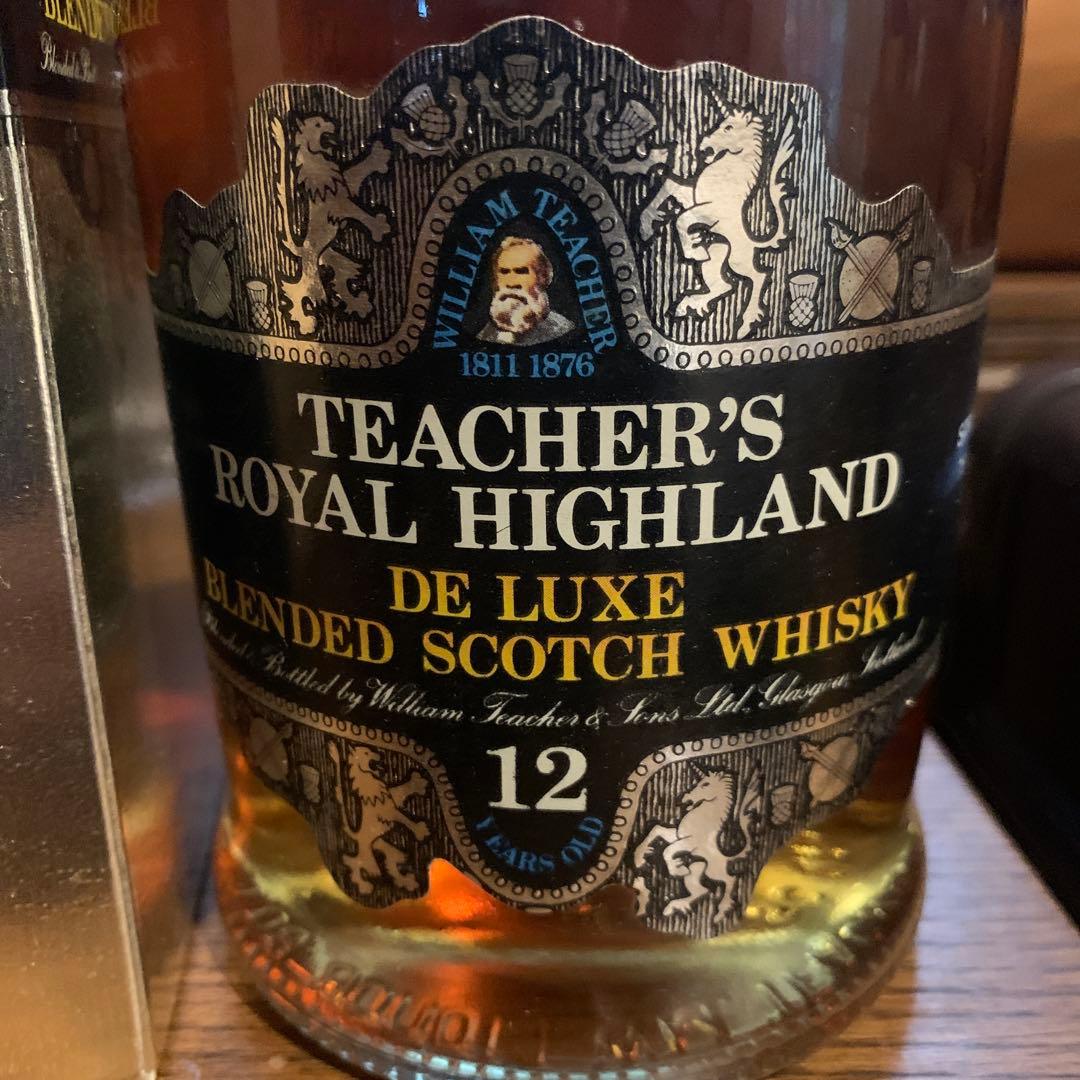 ティーチャーズ ロイヤル ハイランド 12年 750ml 43% 木箱・箱付き