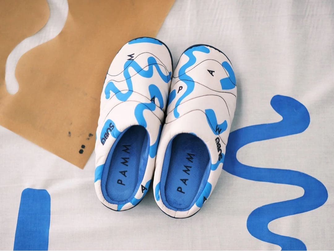 PAMM ×SUBU サンダル ブルー×オフホワイト