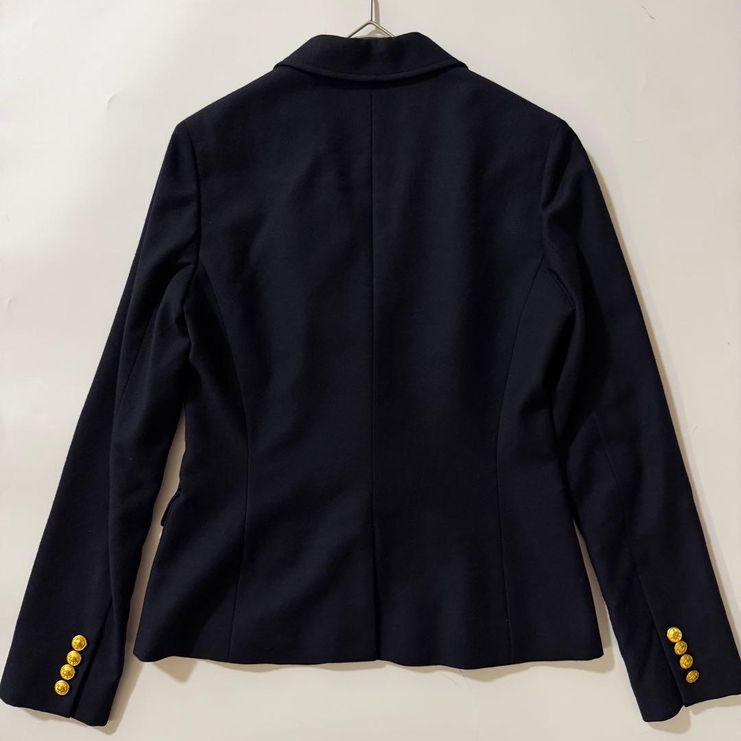 金ボタン✨️ラルフローレン 紺ブレ テーラードジャケット エンブレム刺繍 M相当