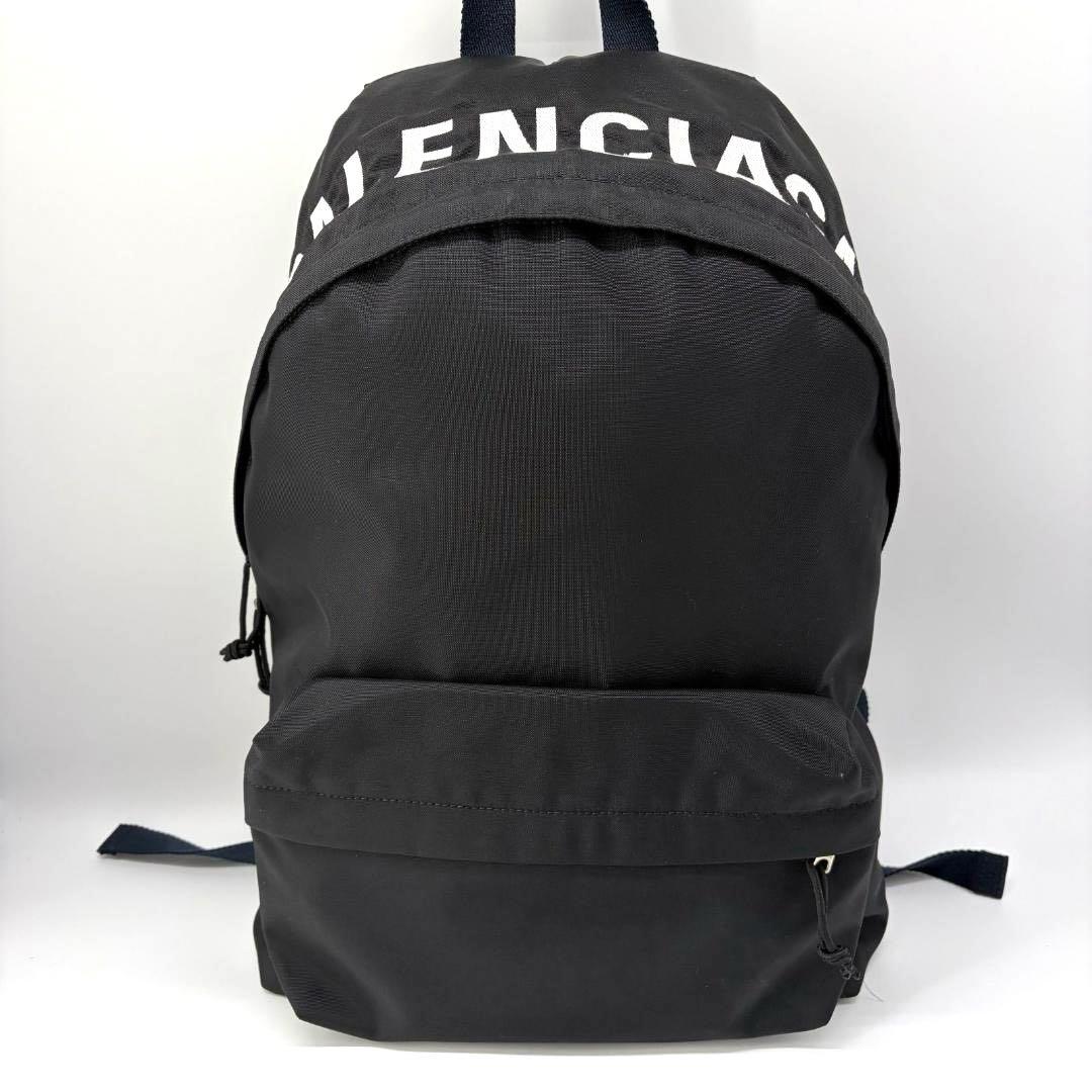 16738✨美品✨バレンシアガ ウィール バックパック リュックサック ブラック