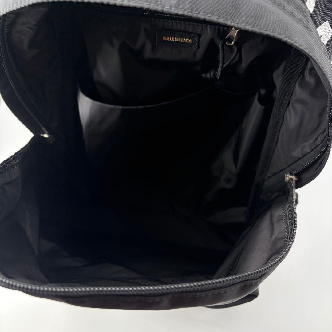 16738✨美品✨バレンシアガ ウィール バックパック リュックサック ブラック