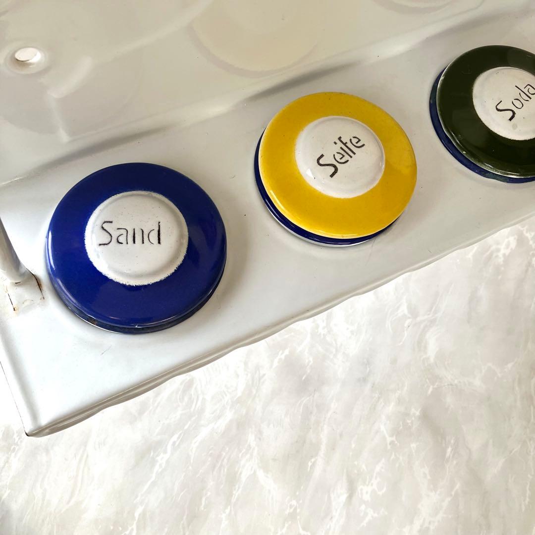 レア！ アンティーク、フォントも可愛い 洗剤容器（ドイツ）　クリーニングボックス