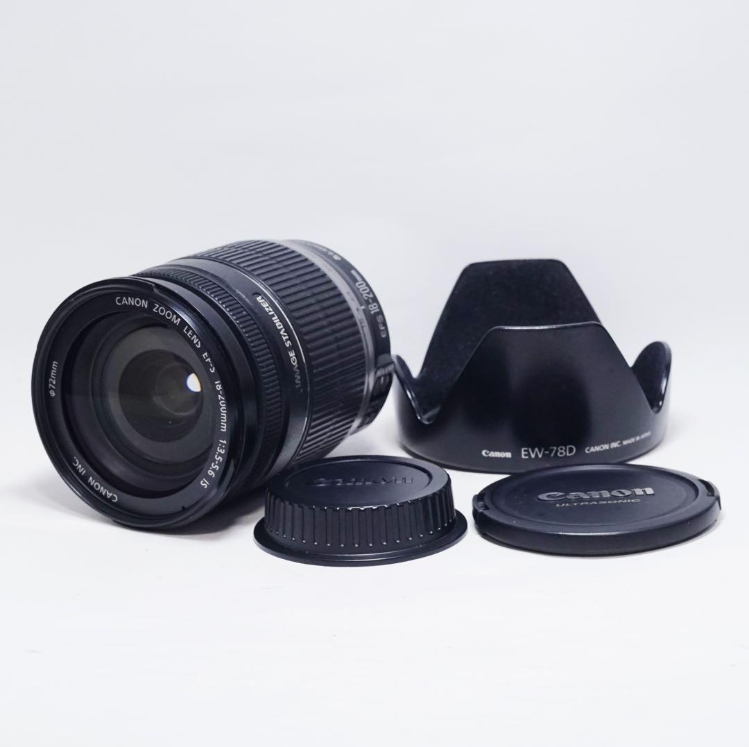 美品 Canon EF-S 18-200mm f3.5-5.6 IS