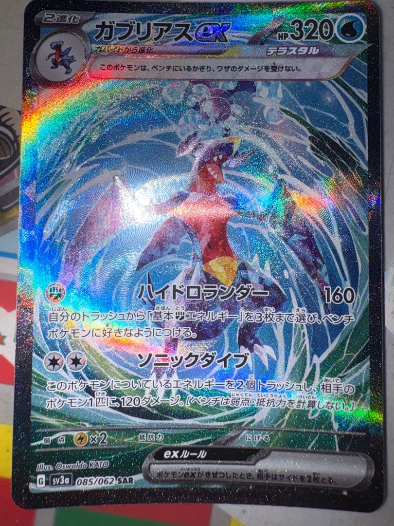 SR、SAR2枚セット ガブリアスex SAR リザードンex SR