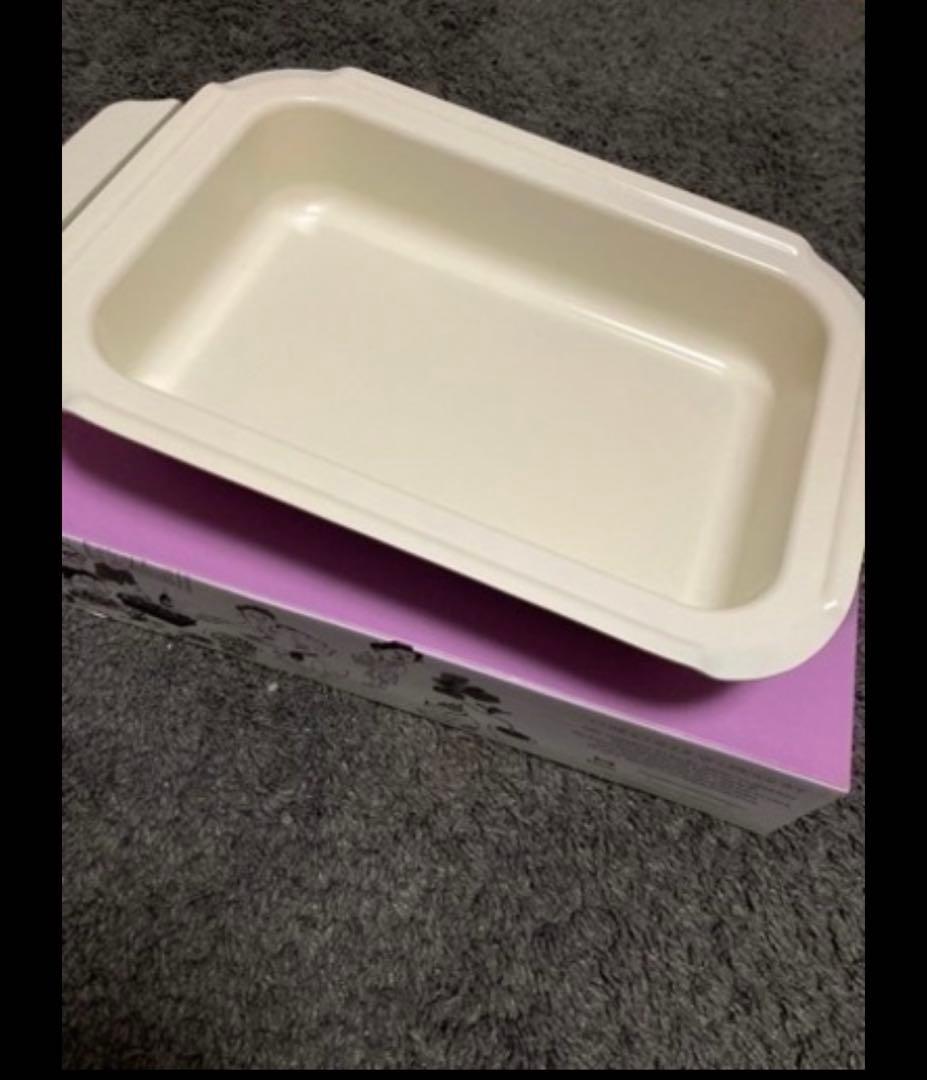 BRUNO ホットプレート たこ焼き、鍋プレート付き 紫